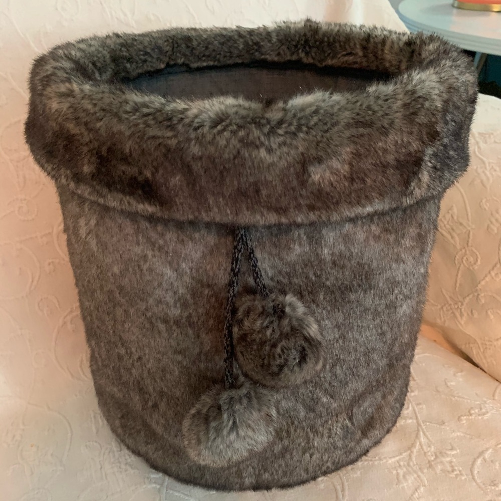 Faux Fur basket